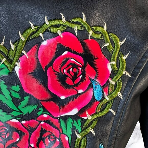 UNIF Forever Moto Jacket in Black - Picture 7 of 12